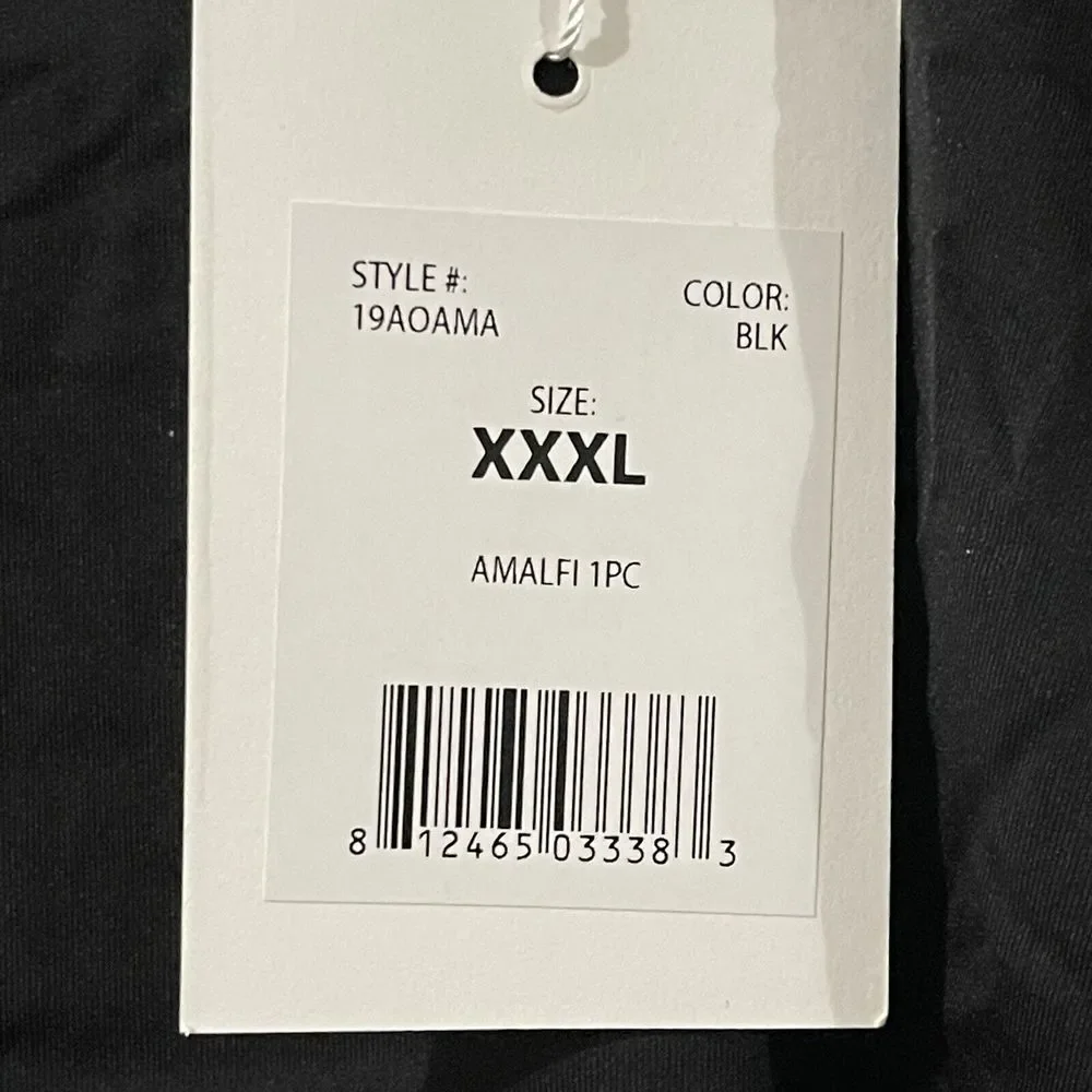 ANDIE Amalfi One Piece Swimsuit Size XXXL Black NWT Adjustable Strap Swim Beach - Picture 3 of 11